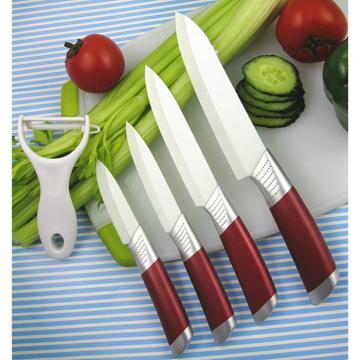 WHL-KFC036 4 pcs Ceramic Knife with Acrylic Block