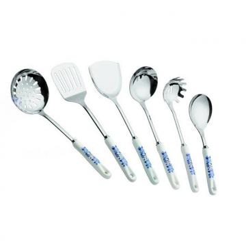SS Kitchen Cooking Tools With Ceramic Handle WHL-KTS036